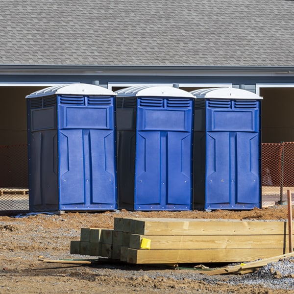 is there a specific order in which to place multiple porta potties in Rollinsford